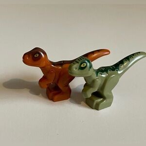 LEGO JURASSIC WORLD - 2 BABY RAPTORS - 2 Legos Dinosaur Toys Lego Minifigures